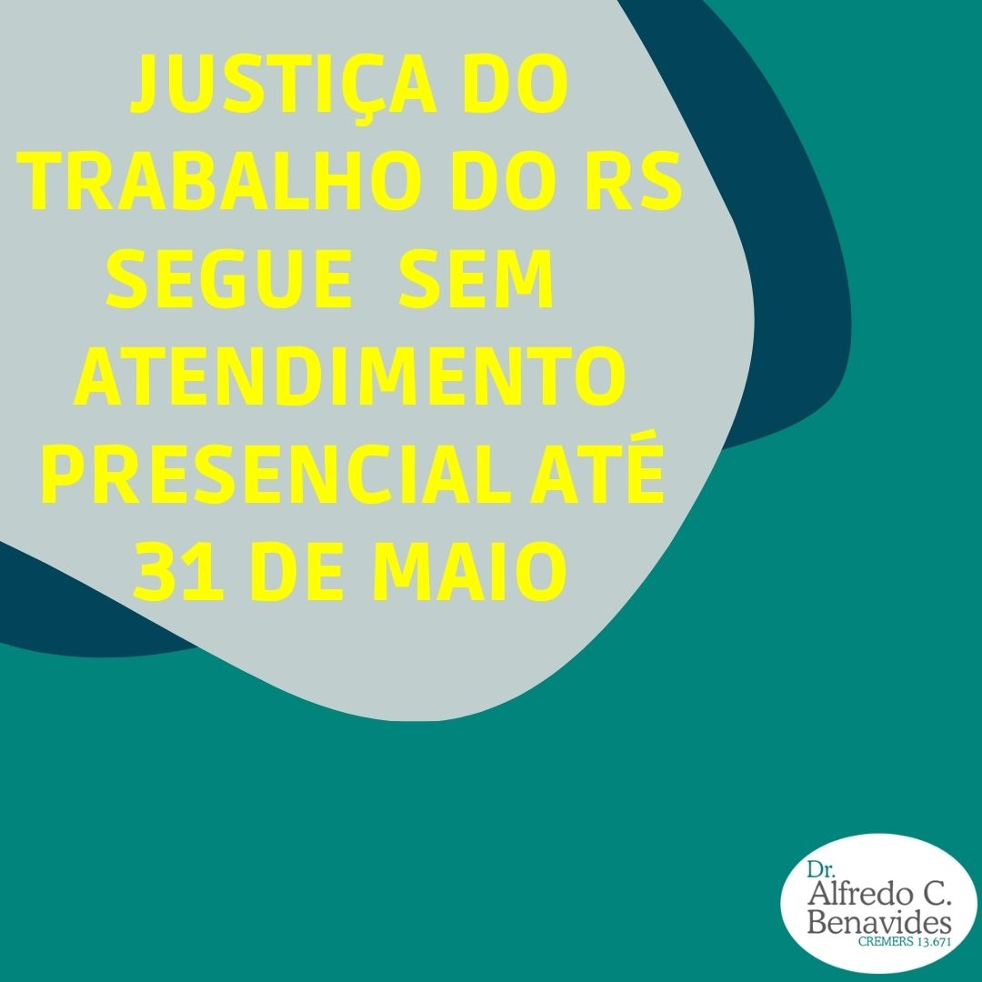 Atendimento presencial suspenso 
